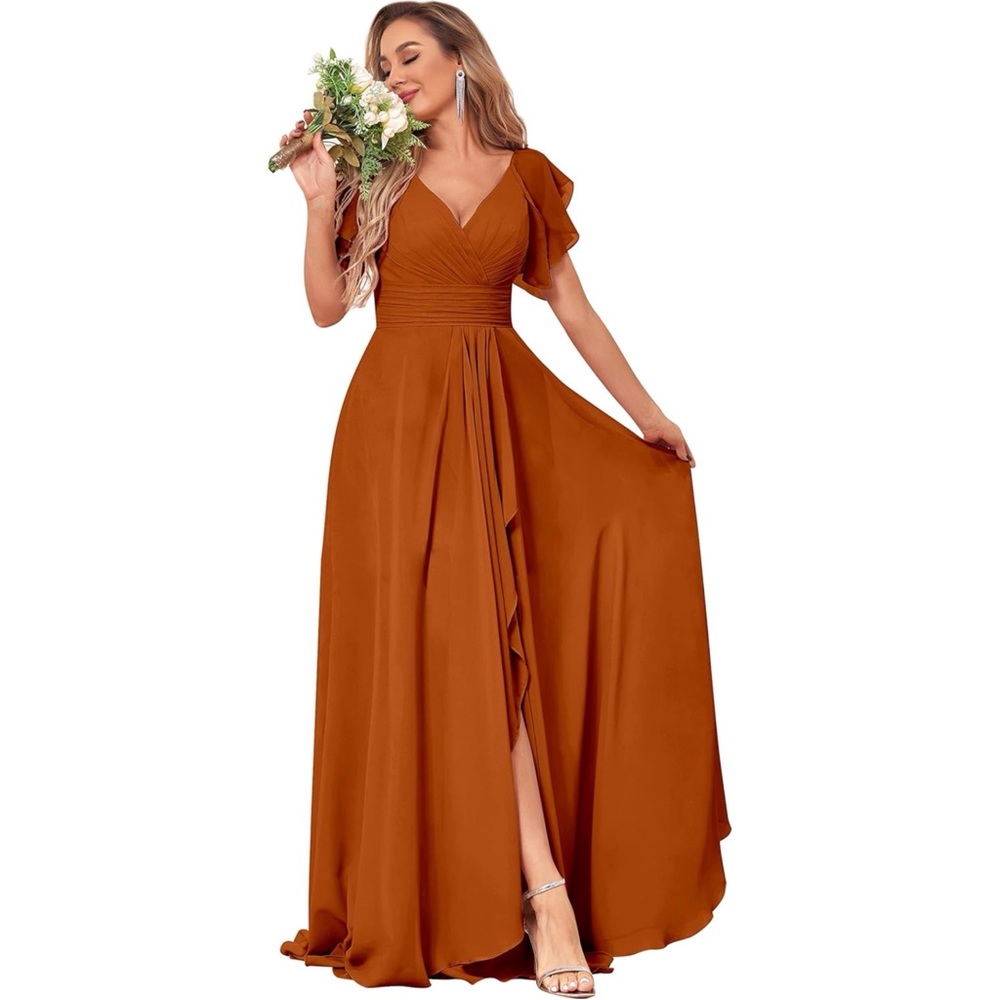 Burnt Orange Women’s Size 16 Dress (bridesmaid or formal)